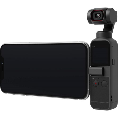 디제이아이 DJI Pocket 2 - Handheld 3-Axis Gimbal Stabilizer with 4K Camera, 1/1.7” CMOS, 64MP Photo, Pocket-Sized, ActiveTrack 3.0, Glamour Effects, YouTube TikTok Video Vlog, for Android and