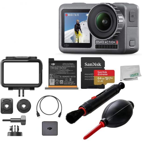 디제이아이 DJI Osmo Action 4K HDR Waterproof Camera Essentials Bundle