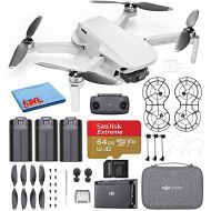 DJI Mavic Mini Fly More Combo Ultralight Foldable 3-Axis GPS Quadcopter Drone with 2.7K FHD Camera - 30 Min. Flight Time, 2.5 Mile Range, Includes 3 Batteries, Carrying Bag and Mor
