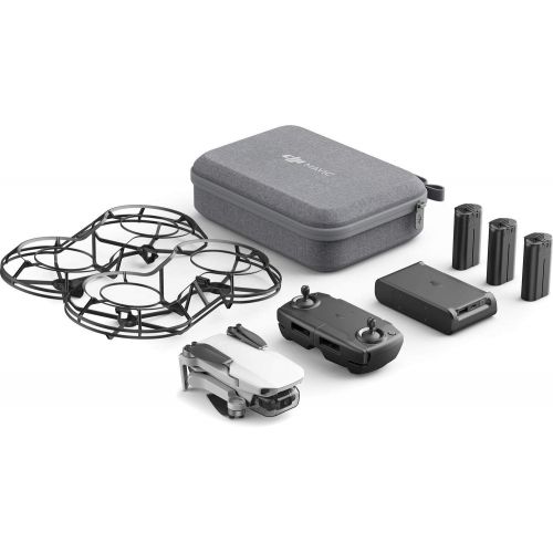 디제이아이 DJI Mavic Mini Fly More Combo Ultralight Foldable 3-Axis GPS Quadcopter Drone with 2.7K FHD Camera - 30 Min. Flight Time, 2.5 Mile Range, Includes 3 Batteries, Carrying Bag and Mor