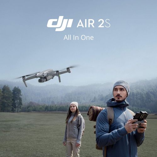 디제이아이 DJI Air 2S - Drone Quadcopter UAV with 3-Axis Gimbal Camera, 5.4K Video, 1-Inch CMOS Sensor, 4 Directions of Obstacle Sensing, 31-Min Flight Time, Max 7.5-Mile Video Transmission,