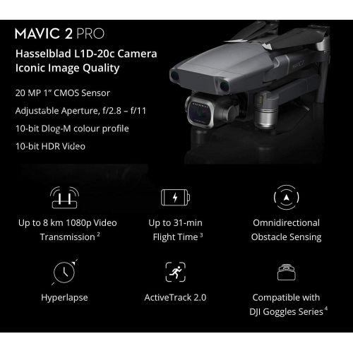 디제이아이 DJI Mavic 2 Pro Drone with Smart Controller - with 64GB MicroSDXC Card