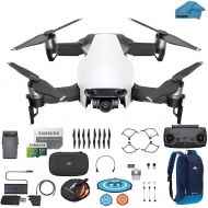 DJI Mavic Pro Drone Quadcopter Fly More Combo with 3 Batteries, 4K Professional Camera Gimbal Bundle Kit with DJI Bag, 64GB SD Card, Range Extender,Landing Pad, Must Have Accessori
