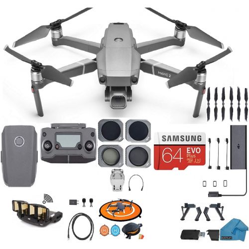 디제이아이 DJI Mavic 2 PRO Drone Quadcopter with Hasselblad Camera HDR Video UAV Adjustable Aperture Bundle Kit with Must Have Accessories