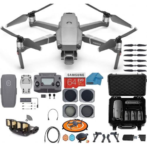 디제이아이 DJI Mavic 2 PRO Drone Quadcopter with Hasselblad Camera HDR Video UAV Adjustable Aperture Bundle Kit with Must Have Accessories