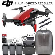 DJI Mavic Air Drone Quadcopter (Flame Red) Hard Shell Anti-Shock Carrying Backpack Ultimate Bundle
