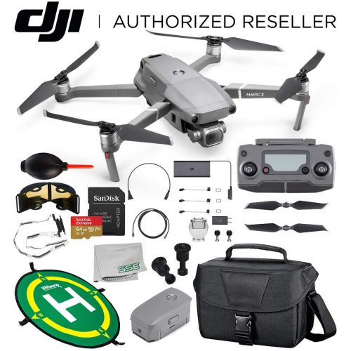 디제이아이 DJI Mavic 2 Pro Drone Quadcopter with Hasselblad Camera 1” CMOS Sensor Must-Have 1-Battery Bundle