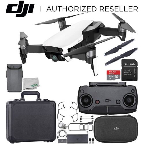 디제이아이 DJI Mavic Air Drone Quadcopter (Arctic White) Aluminum Hardshell Carrying Case Starters Bundle