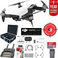 DJI Mavic Air Drone Combo with Remote Controller Extended Fly Bundle with Hard Case, Dual Battery, Landing Pad, Corel Photo Pro, 64GB High Speed Card and 1 Year Warranty Extension&