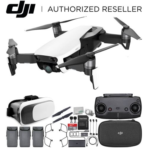 디제이아이 DJI Mavic Air Drone Quadcopter (Arctic White) Virtual Reality Experience Ultimate Bundle