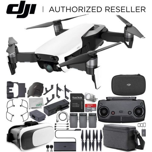 디제이아이 DJI Mavic Air Drone Quadcopter Fly More Combo (Arctic White) Virtual Reality Experience Bundle