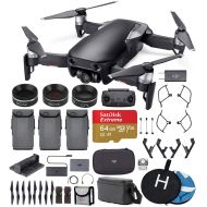 DJI Mavic Air Fly More Combo (Black) Sunny Bundle - 3 ND Filters, 3 Batteries, Extreme SD Card, Landing Gear …