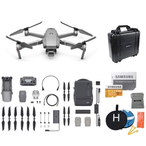 디제이아이 DJI Mavic 2 Pro Fly More Kit Combo Drone Quadcopter Bundle with 128GB MicroSDXC Card Supports 4K Video, Choose Options Accessories