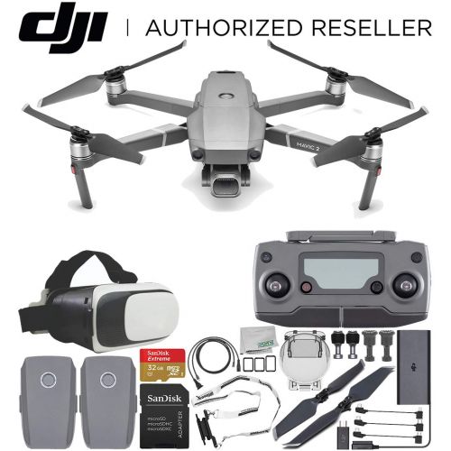 디제이아이 DJI Mavic 2 Pro Drone Quadcopter with Hasselblad Camera 1” CMOS Sensor Virtual Reality Experience VR Essential Bundle