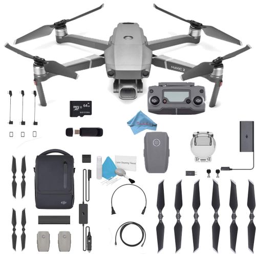디제이아이 DJI Mavic 2 Pro Drone Quadcopter 24-48mm Optical Zoom Camera Video UAV 12MP 12.3 CMOS Sensor (US Version) Flymore Bundle