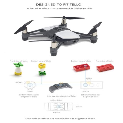 디제이아이 DJI Tello Quadcopter Drone Boost Combo with HD Camera and VR, Comes 3 Batteries, 8 Propellers, Protective Cage, 32GB Mirco SD, Adapter, 14-Core Processor, Coding Education, Throw a