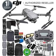 DJI Mavic 2 Zoom Drone Quadcopter with 24-48mm Optical Zoom Camera with Fly More KIT 64GB Ultimate Bundle with 1-Year Extended Warranty