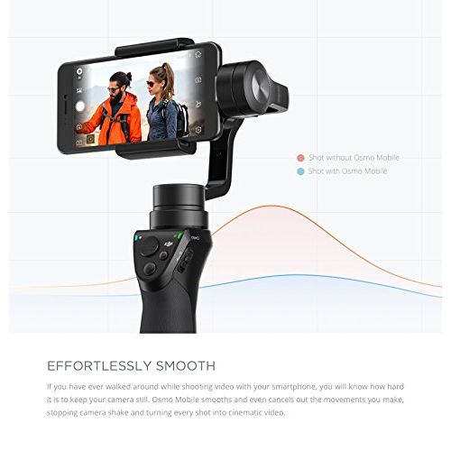 디제이아이 DJI New OSMO Mobile Handheld Stabilized Gimbal With OSMO Base Bundle