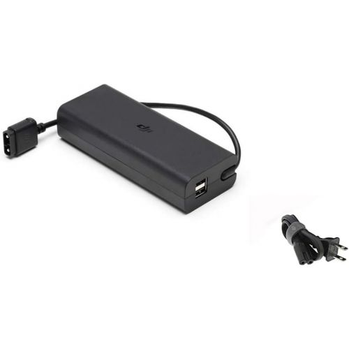  DJIParts DJI FPV AC Power Adapter 90W Output Power for Fast Charging - Black