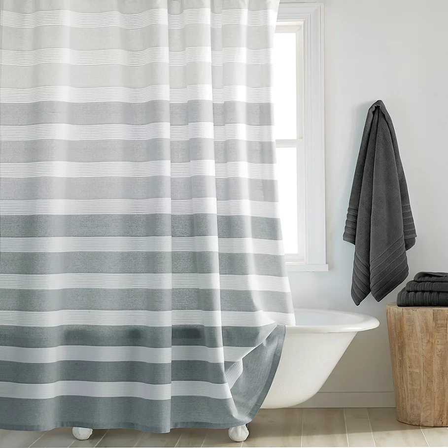  DKNY Highline Stripe Shower Curtain