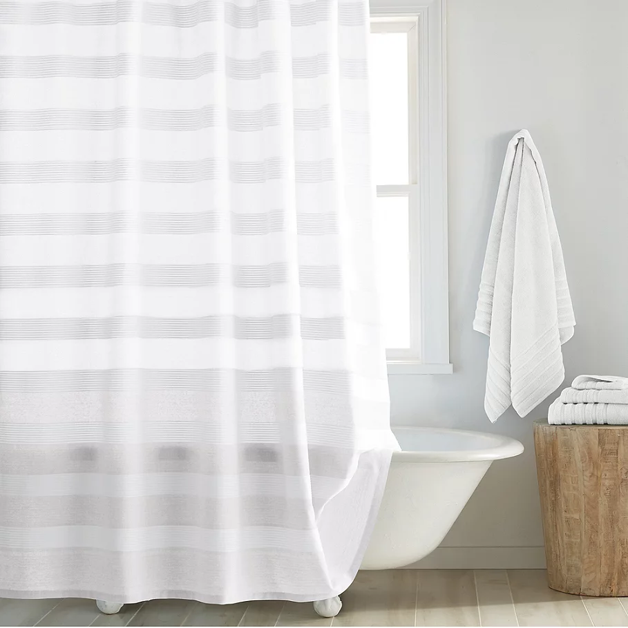  DKNY Highline Stripe Shower Curtain