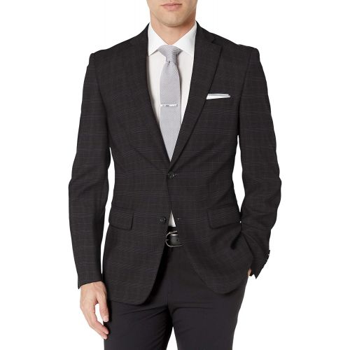  DKNY Mens All Wool Slim Fit Suit