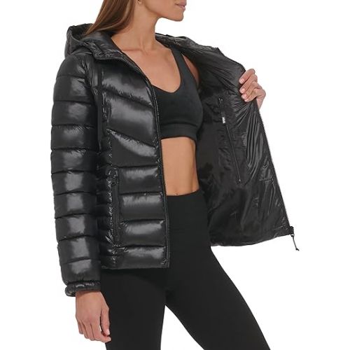  DKNY Women's Sport Lightweight Packable Puffer Jacket