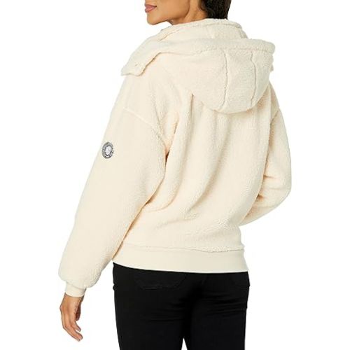  DKNY Women's Sport Hooded Roebling Fleece Jacket