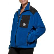 DKNY Women's Sport Full Zip Hybrid Polar Fleece Jacket