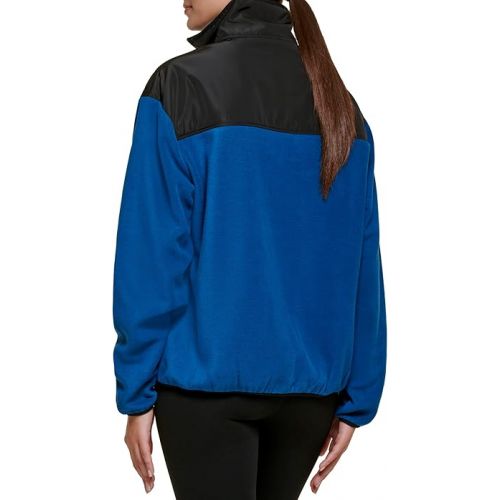  DKNY Women's Sport Full Zip Hybrid Polar Fleece Jacket