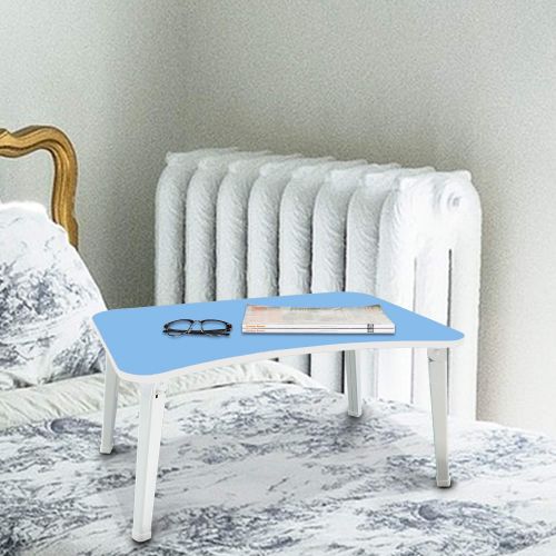  DL furniture DL Furniture - Large Foldable Bed Tray Lap Desk W Shape Support Bottom, Perfect for Station Your Laptop & Mobile Device on Your Bed | Beige