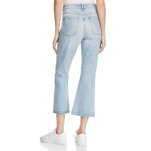  DL1961 Wallace Vintage High Rise Crop Flare Jeans in Lost River