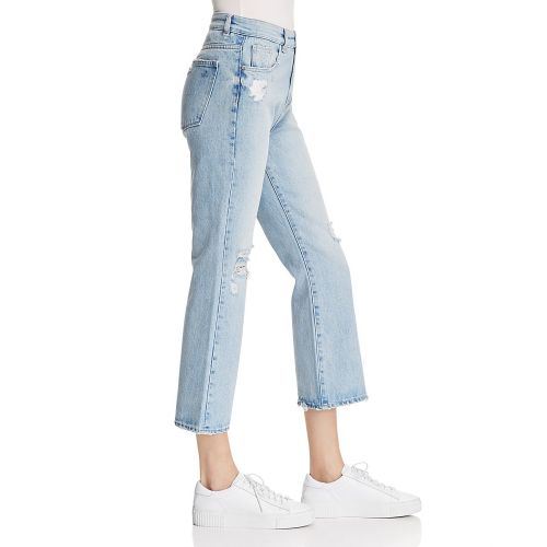  DL1961 Wallace Vintage High Rise Crop Flare Jeans in Lost River