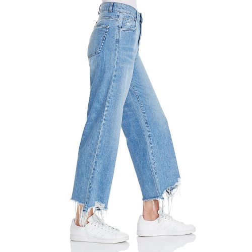  DL1961 Hepburn High-Rise Wide-Leg Jeans in Slate