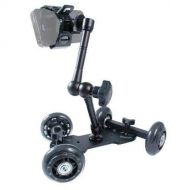 DLC Mini Dolly Kit with 11 Arm and Clip for DSLRs, Smartphones, Mirrorless Cameras and Video Cameras