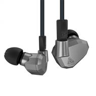 DLGLOBAL Earphones 2DD+2BA Hybrid In-Ear DJ Super Bass Earplug Headsets Stereo Surround Earbuds