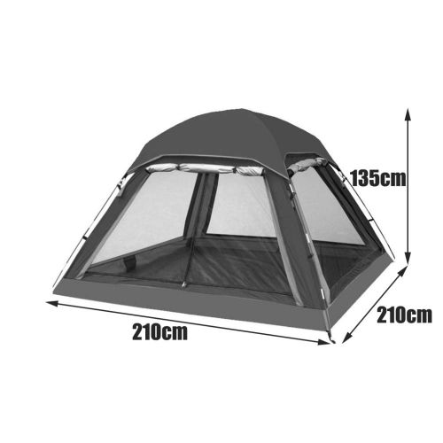  DLLZq Automatic Pop Up Tent，Outdoor Camping Beach Waterproof and UV Protection Breathable Fishing Picnic 3-4 Person,Purple