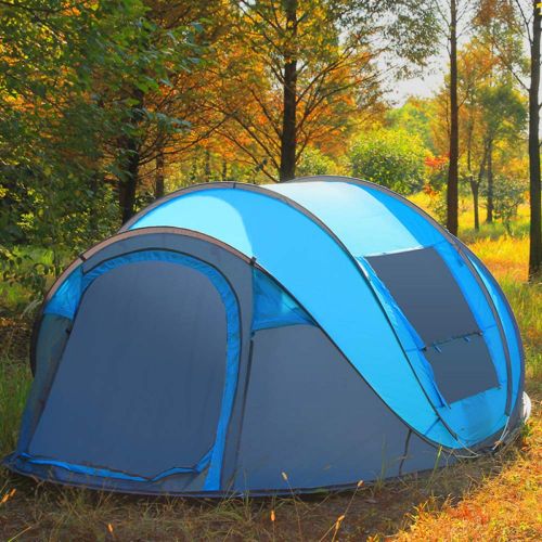  DLLZq Automatic Pop Up Tent，Outdoor Camping Waterproof and UV Protection Beach Breathable Fishing Picnic 3-4 Person,Green