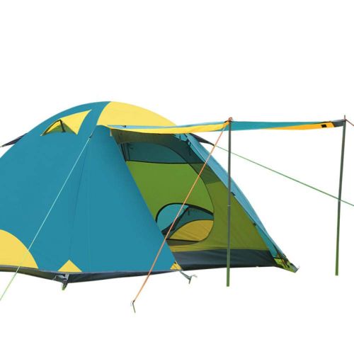  DLLzq Camping Doppelzelt Atmungsaktiver Schlaf Fuer 2 Personen Wasserdichte Outdoor-Picknickausruestung