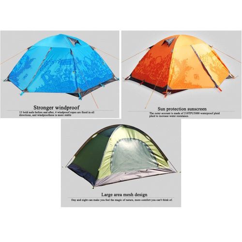  DLLzq Outdoor Automatisches Pop Up Zelt Camping 1-2 Person Atmungsaktive Wasserdichte Schatten Fuer Garten Angeln Picknick