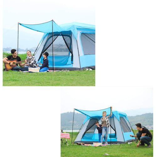  DLLzq Automatisches POP Up Zelt 5-8 Personen Outdoor Outdoor Camping Wasserdicht Und UV-Schutz