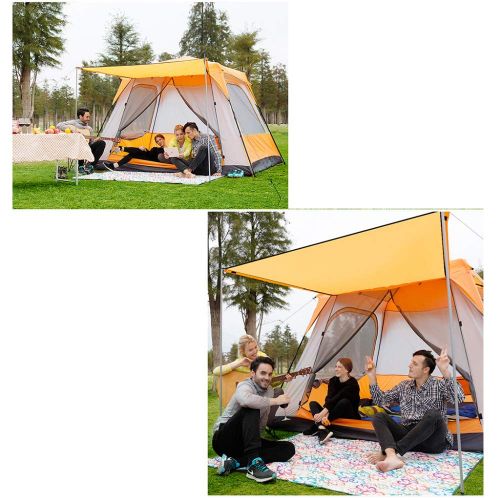  DLLzq Automatisches POP Up Zelt 5-8 Personen Outdoor Outdoor Camping Wasserdicht Und UV-Schutz