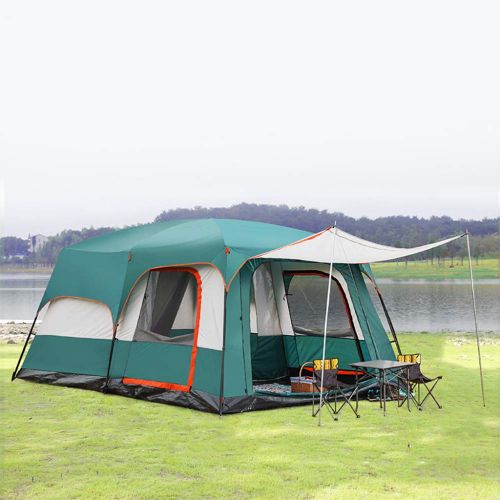  DLLzq Automatisches Pop-Up-Zelt ， Wasserfestes Outdoor-Zelt Atmungsaktives Schlafzelt Fuer Sommerfestivals (3-4 Personen)