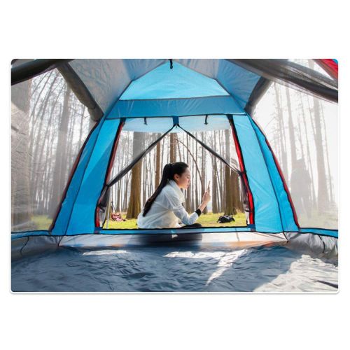  DLLzq Automatisches Pop-up-Strandzelt ， Portable 3-4 Personen Familie Outdoor Camping Angeln Picknick Wandern