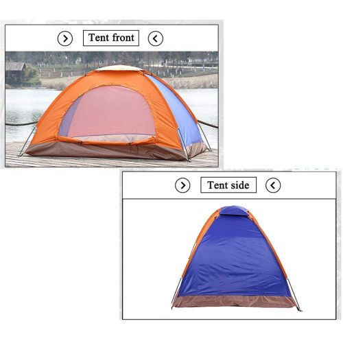  DLLzq Automatisches Pop Up Zelt Outdoor-Camping 1-2 Person Atmungsaktiv Wasserdicht Anti-UV Fuer Garten Angeln