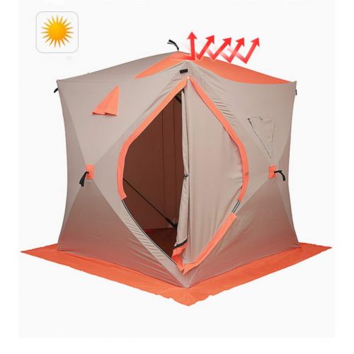  DLLzq Outdoor Automatic Pop Up Strandzelt Strand Fuer 3-4 Personen Tragbar Wasserdicht Und UV-Schutz Vier Jahreszeiten