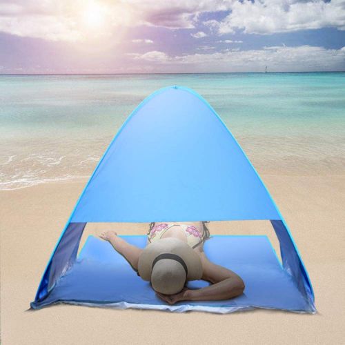  DLLzq 2 Personen Strandzelt Camping Garten Angeln Picknick Wasserdicht Schatten Sommer Festivals Zelt