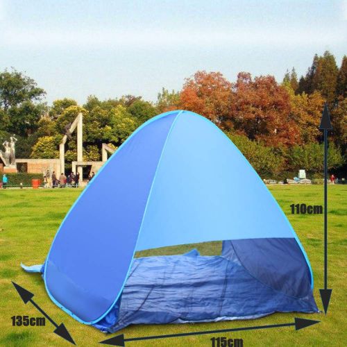  DLLzq 2 Personen Strandzelt Camping Garten Angeln Picknick Wasserdicht Schatten Sommer Festivals Zelt