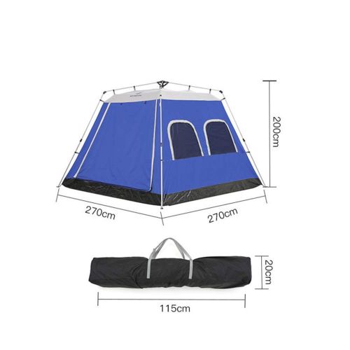  DLLzq Automatic Pop Up Tent Waterproof and UV Protection Design Portable for Family Activities Beach Camping Hiking Picnic (5-8 People)