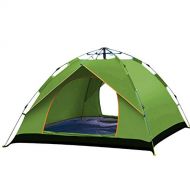 DLLzq Pop Up Zelt ， Automatisches Instant Strandzelt Portable 3-4 Personen Family Camping Outdoor Unisex Wasserdicht Und UV-Schutz
